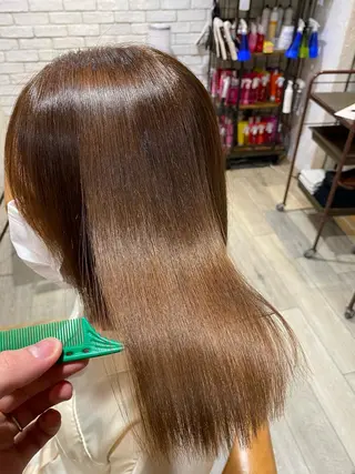 カラー パーマ メンズ keshiki大名所属・安部 真輝のヘアスタイル