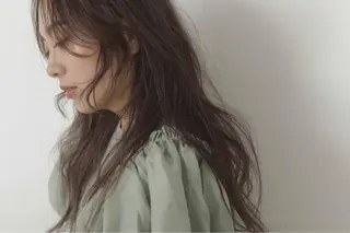 セミロング 波巻きスパイラル/ メンズパーマ/ゆうひのヘアスタイル