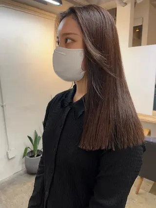 ロング 東のりか/ハイトーン ブリーチカラー/ボブのヘアスタイル