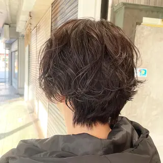 ショート パーマ 大人ショート🥂みつ はし こうだい🦕のヘアスタイル
