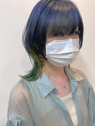 ミディアム TELA HAIR所属・武内 凌レイヤーカット🐺のヘアスタイル