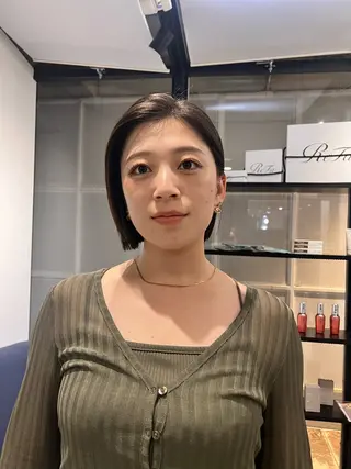 ミディアム 渋谷🌈透明感カラー レイヤー/mikuのヘアスタイル