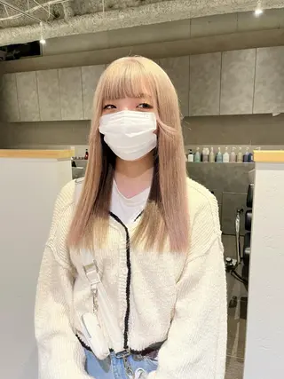 ロング カラー ショート/パーマ/ カラー/FUKOのヘアスタイル