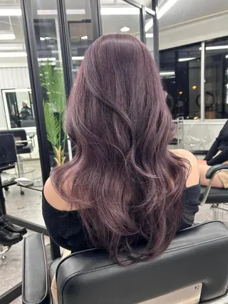 セミロング カラー LANDS所属・nanaka 🤍韓国ワンホンヘアのヘアスタイル