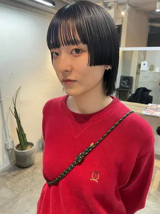 ショート 斎藤祐樹 /レイヤー/パーマのヘアスタイル