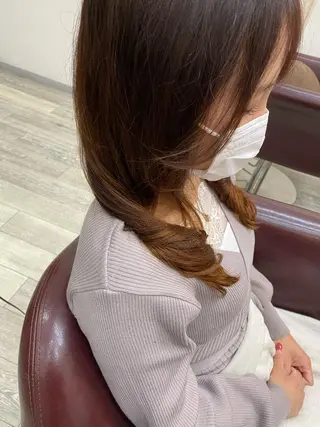 ロング 足利/透明感カラー/ GRACE/りおのヘアスタイル