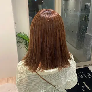 ミディアム カットカラー縮毛矯正 募集／Otohaのヘアスタイル