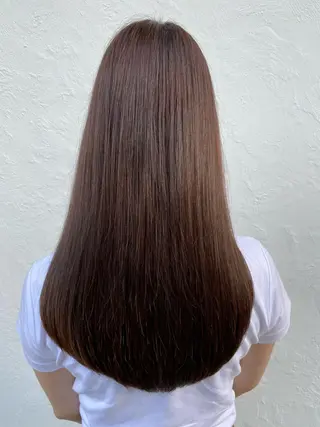 ロング カラー 片平 帆香のヘアスタイル