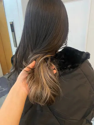 セミロング カラー ichika/天神 /parc hairのヘアスタイル