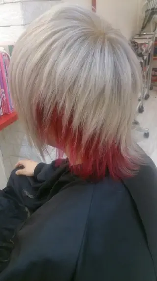 メンズ カラー Le Lien カジのヘアスタイル