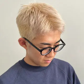 カラー メンズ メンズパーマ/ メッシュ📍ユリのヘアスタイル