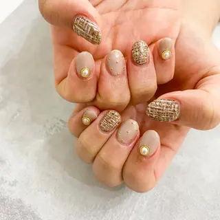 ネイル ゴテゴテ💙ワンホン リオナのネイルデザイン