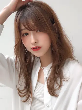 セミロング レイヤー×髪質改善✨ 渋谷/佐藤侑哉のヘアスタイル