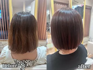 ミディアム カラー hairandmake NEU所属・🌸レディースカット ￤ななか🌸のヘアスタイル