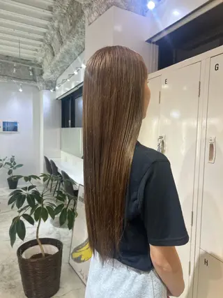 ロング カラー 🌺艶ハイトーン／ ハルカ🌺のヘアスタイル