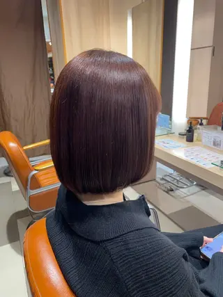 ミディアム 🦋‪ハイトーンカラ ー🦋‪熊田 史織のヘアスタイル