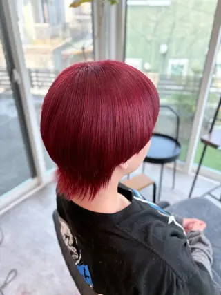 ショート カラー STRAAL所属・カラーモデル🩷 ゆうかのヘアスタイル