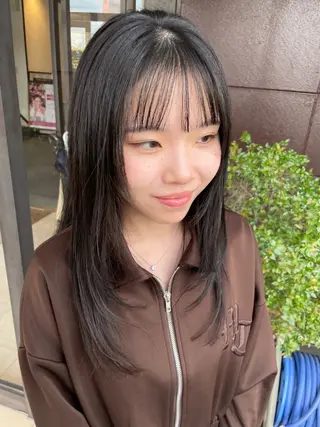 ロング カラー 梨子🐣艶カラー🌈 ダメージレス💖のヘアスタイル