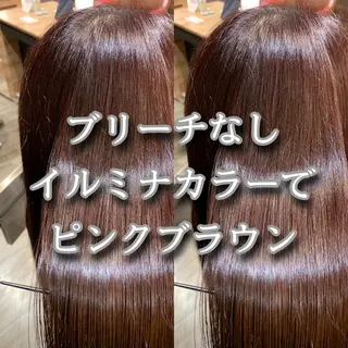 ミディアム カラー 縮毛矯正/髪質改善/ 石橋代智のヘアスタイル