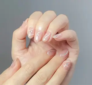 ネイル コネコネイルサロン モデル用のネイルデザイン