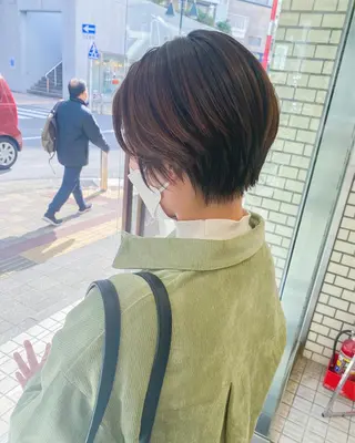 ショート カラー 韓国風デザイン 💐MIZUKI💐のヘアスタイル