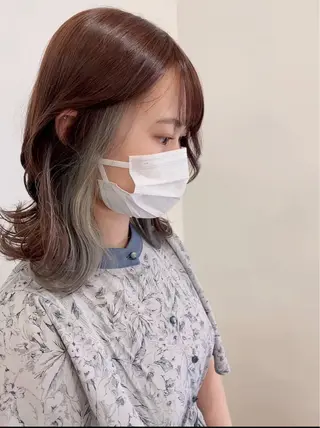 ミディアム GO TODAY シェアサロン 町田店所属・韓国ヘア🇰🇷 スズキのヘアスタイル