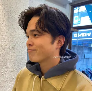 カラー パーマ ヘアアレンジ メンズ 押切 響 のヘアスタイル