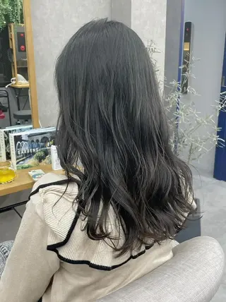 ロング カラー FRAME spa&hair room博多店【フレーム】所属・髪質改善｜顔周り｜博 多｜川上智也のヘアスタイル