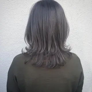 ミディアム カラー ラブーケ中川中島店 クラタチカコのヘアスタイル