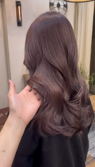 ロング Belle 並木通り店所属・rena/メンズ パーマ/カラーのヘアスタイル