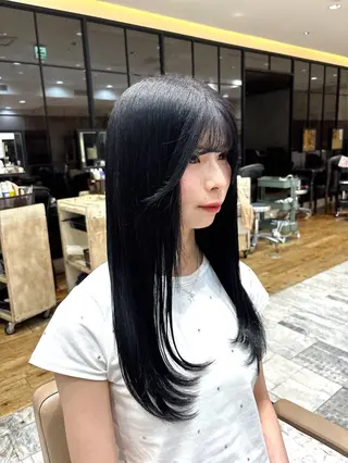 ロング 透明感🫧 佐藤歩夢のヘアスタイル
