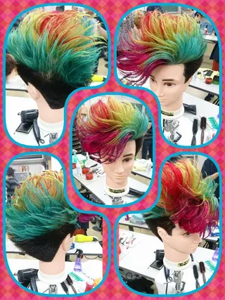 ヘアアレンジ カラー メンズ ヘアサロンbig所属・田元 寛哉のヘアスタイル