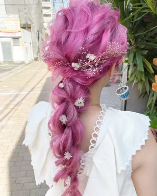 ロング ヘアアレンジ 玉木 育実のヘアスタイル