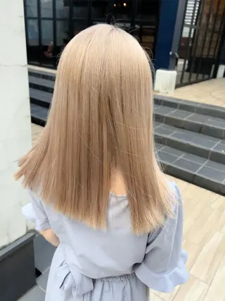 セミロング カラー ally hairsalon所属・Emi .のヘアスタイル