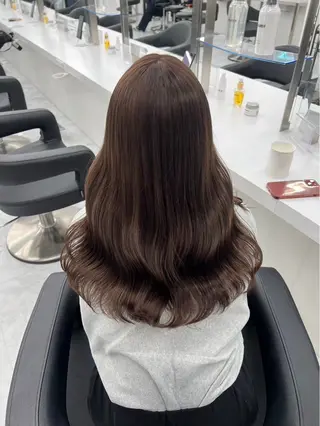 カラー noa🫧美髪/ 透明感カラーのヘアスタイル