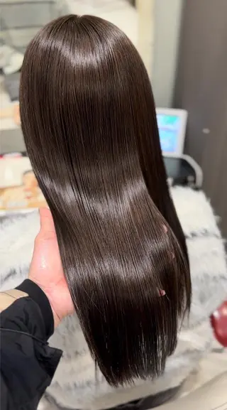 ロング 大川 有香のヘアスタイル