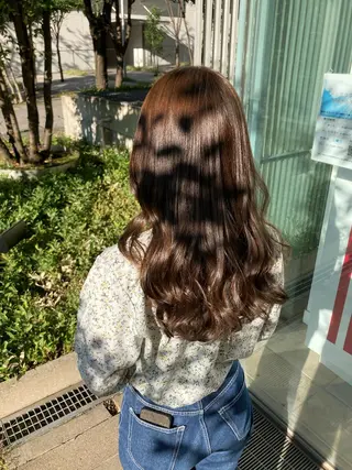 ロング カラー ヘアアレンジ シャルマン銀座店所属・🌟東銀座マンツーマ ン🌟タカナシのヘアスタイル