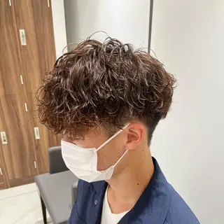 ショート パーマ メンズ 桜新町メンズ特化| ユウダイのヘアスタイル
