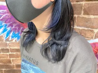 ミディアム カラー 髪質改善/縮毛矯正 ツヤ髪🩷さつきのヘアスタイル