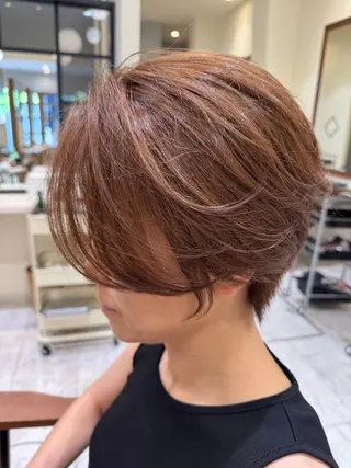 ショート カラー CREA 澁江 剛のヘアスタイル