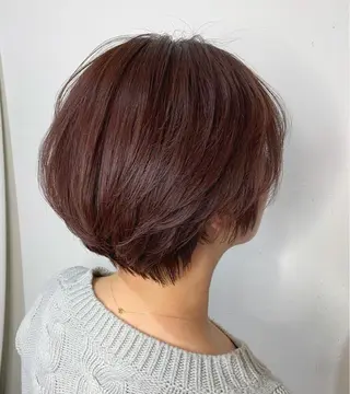ショート カラー 髪質改善🌟透明感 🌟三塚有紀子のヘアスタイル