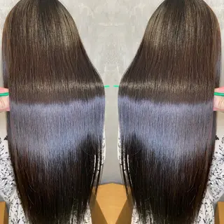 ロング ツバサ 髪質改善のヘアスタイル