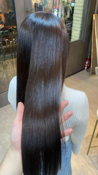 ロング カラー 飯田 雷晟のヘアスタイル