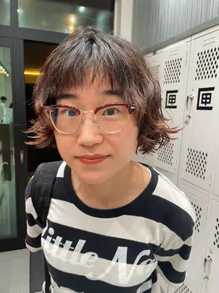 ミディアム パーマ fifth /鈴木あづさのヘアスタイル