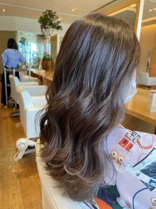 ロング カラー 東 大貴のヘアスタイル