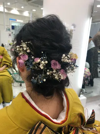 ヘアアレンジ まつげ/艶髪 /SAYAKAのマツエク・マツパデザイン