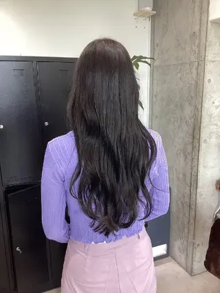 ロング カラー ヘアアレンジ/透明感 カラー/AKARIのヘアスタイル