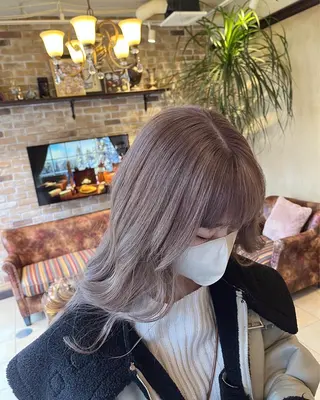 ロング 🧡ミルクティー/ レイヤー🧡ショウナのヘアスタイル