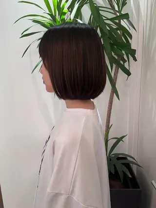 ショート tricca daikanyama所属・縮毛矯正/ボブ/ 🌱長尾朋弥🌱のヘアスタイル