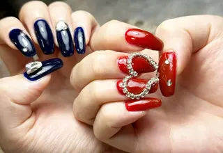 ネイル La vie mi nailニュアンスのネイルデザイン